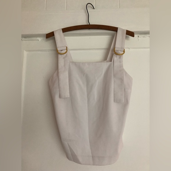 Kenzie top size small - adjustable straps - metallic detail unique, cute, glam - Picture 2 of 11